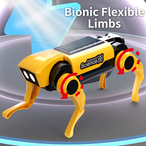 Robot interactivo con control remoto para perros, montaje Diy, educación de vástago, Kit de creación de Robot con energía Solar inteligente, juguetes para niños - Product Image 3