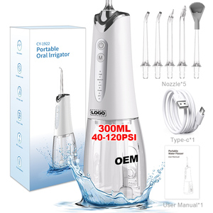 Water Flosser Teeth Cleaning Dental <strong>Irrigator</strong> Water Pick Electric Waterflosser Portable <strong>Oral</strong> <strong>Irrigator</strong> Water Flosser 300ML - Product Image 1