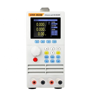 VICTOR 3824M Dual channel programmabile dc potenza di carico elettronico 400W tensione di inserimento 0-150V corrente di inserimento 0-40A - Product Image 1