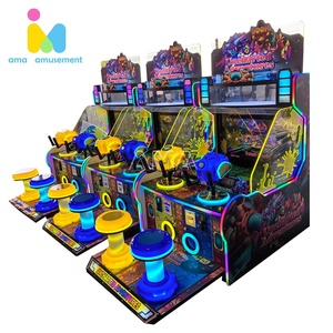AMAアミューズメントアーケードマシンコイン式ゲームチケット引き換え未知の冒険32インチウォーターシュータービデオゲームコンソール - Product Image 6