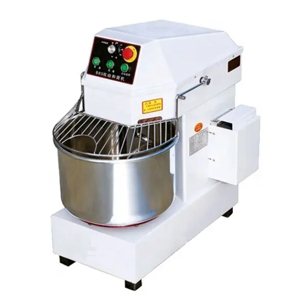 Mezclador de masa en espiral de 60L para panadería comercial de alta calidad, máquina mezcladora de 25 kg, precio para pan, pizza, mezclador de harina industrial