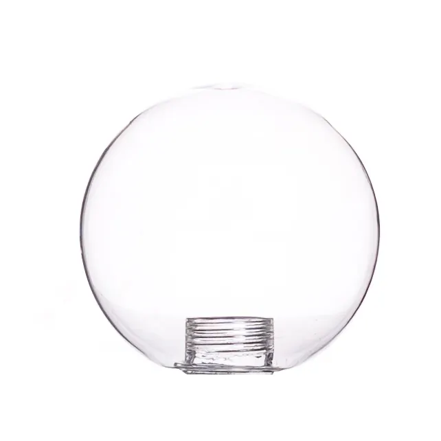 Beleuchtung Dekorative hitze beständige G9-Schraube Transparenter klarer Borosilikatglaskugel-Lampen schirm mit Innengewinde