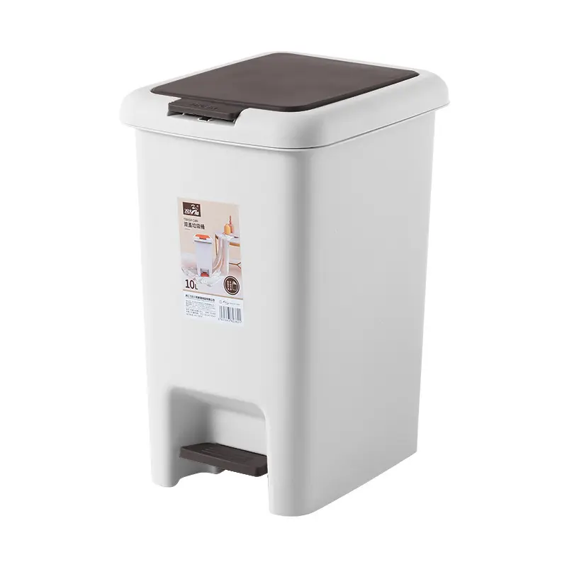 Scandinavian phong cách vuông Swing Nắp đạp rác bin với nắp văn phòng khe giấy giỏ hộ gia đình nhà bếp phòng tắm rác bin
