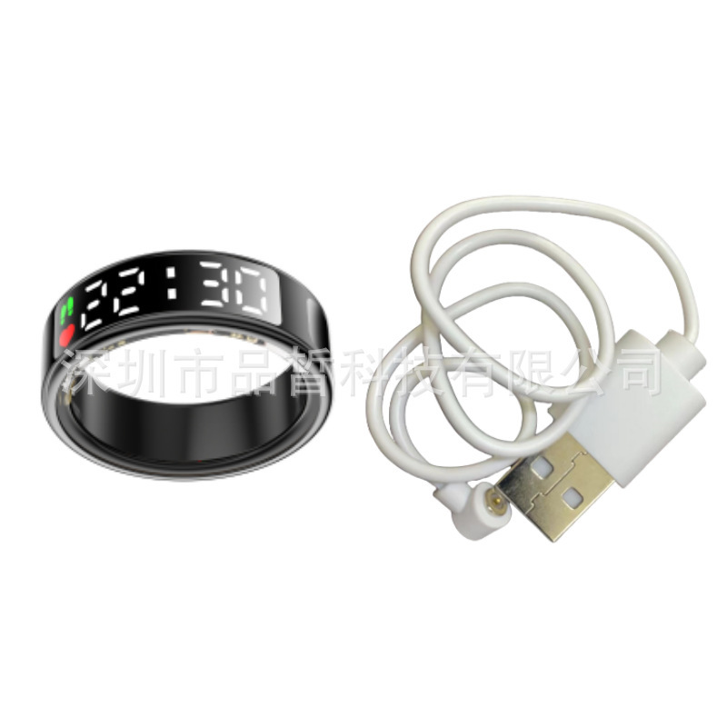 Cargador con cable negro de 8 pulgadas de diámetro interior