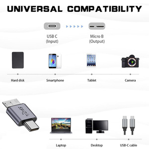 USB3.1タイプCオス-マイクロBオスアダプターディスクSSDデータUSBC-マイクロBアダプター - Product Image 5
