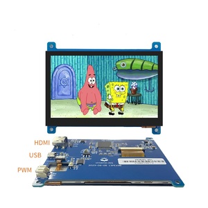 4.3 pollici raspberry pi LCD monitor 800*480 IPS touch display 300 lit interfaccia HDM-I e pannello touch USB - Product Image 1