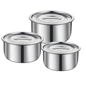 高品质5pcs炊具套装全新设计不锈钢炊具不粘炊具套装