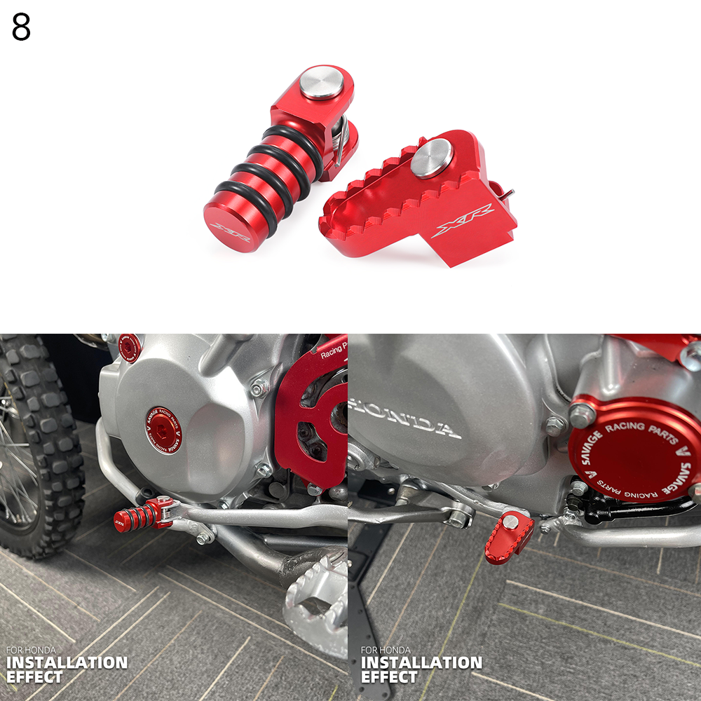 8) Orteil 2 pcs de levier de décalage de pédale de frein