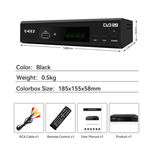 La más nueva señal HD free to air receptor digital decodificador de satélite Actualización de software gratuito canales PVR función Set Top Box