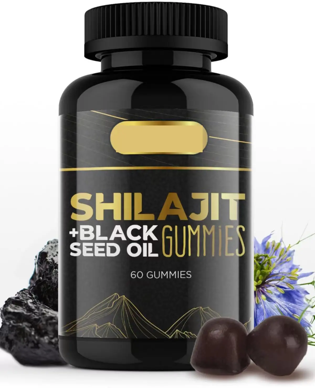 OEM/ODM himalaya Shilajit özü saf himalaya vitaminleri Shilajit Gummies Fulvic asit tozu