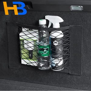 Portabagagli per bagagliaio per sedile rete con filo elastico adesivo magico in rete portaoggetti per Auto Organizer - Product Image 2