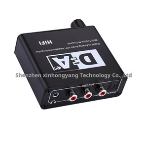 HIFI 24bit DAC Amp convertidor de Audio analógico Digital decodificador 3,5mm AUX RCA amplificador adaptador Toslink Audio Splitter convertidores - Product Image 5