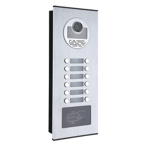 Sistema de videoportero RFID para apartamento/familia, cámara HD de 1000TVL con 12 botones, Monitor de seguridad, 7 pulgadas, 12 IR-CUT - Product Image 4