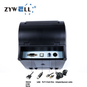 库存黑白无墨热敏Pos打印机，带免费纸卷收据打印机 - Product Image 3