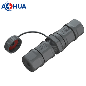 Conexión de red de ordenador recto tipo L montaje en Panel en línea conector RJ45 impermeable para Cable Ethernet Cat5 Cat6