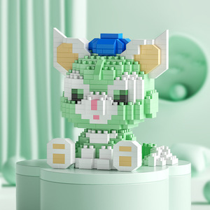 Ücretsiz örnek hayvan modelleri 3D modeli plastik Mini tuğla rakamlar Linabell StellaLou kase mikro oyuncaklar çocuklar için yapı taşı - Product Image 5