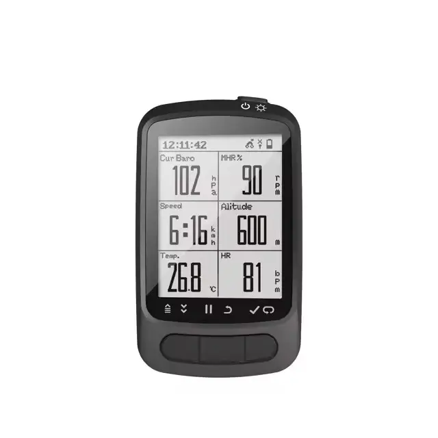 Il più venduto Wireless GPS Cycling Computer si collega con velocità e cadenza sensore di frequenza cardiaca per i ciclisti