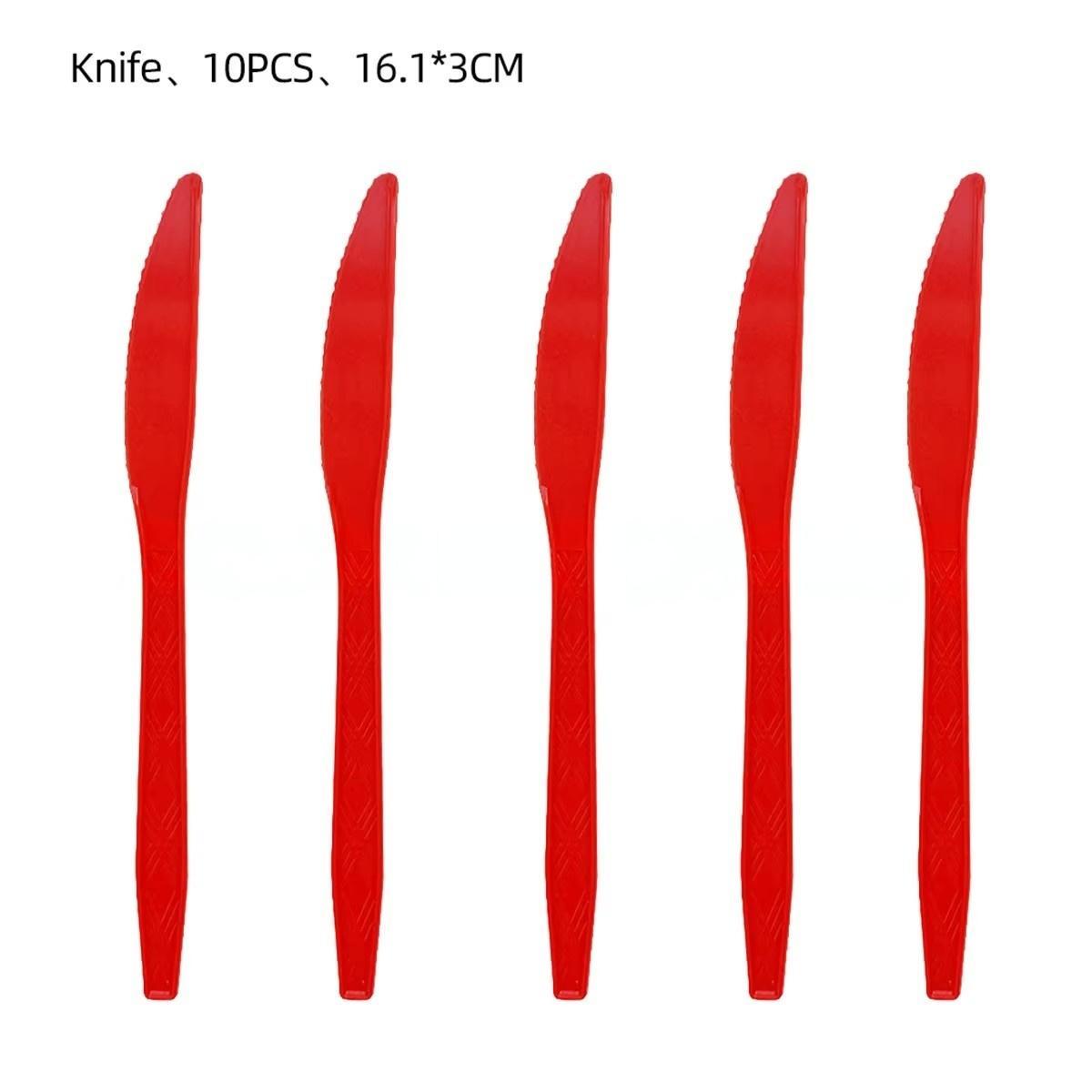 Couteau rouge 10p