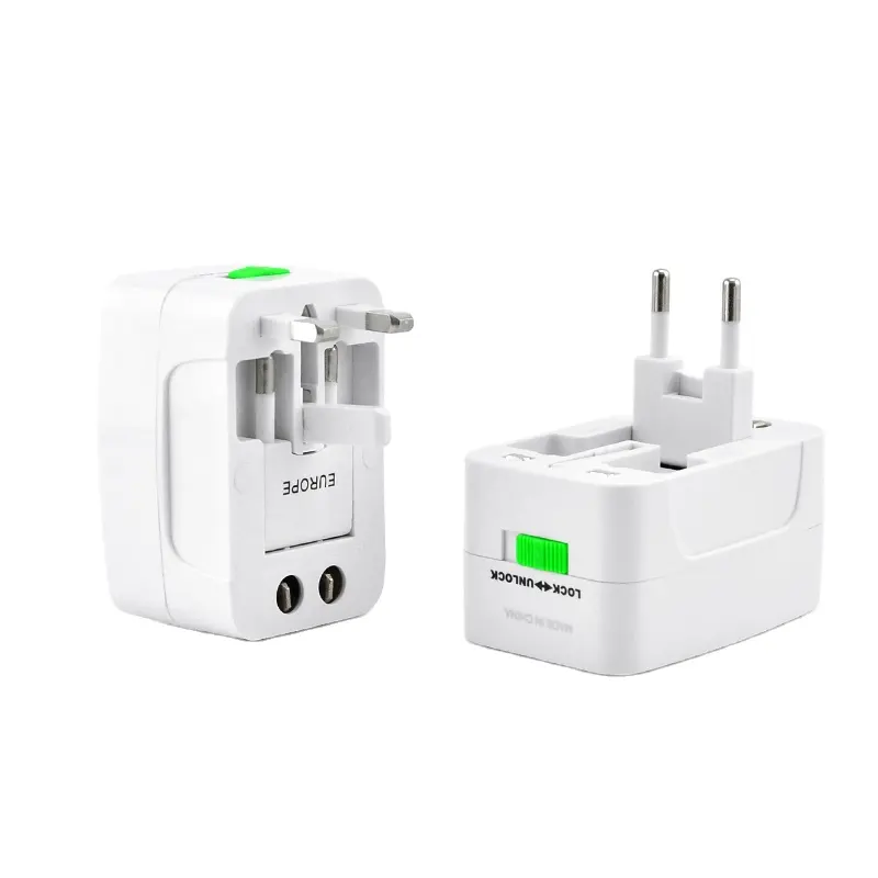 LEISHEN Factory USB Artículo de regalo Adaptador de viaje eléctrico universal con enchufe US/UK/EU/AU