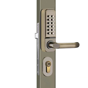 Anahtar ve şifre kombinasyonu mekanik push button kod dijital kapı kilidi - Product Image 4