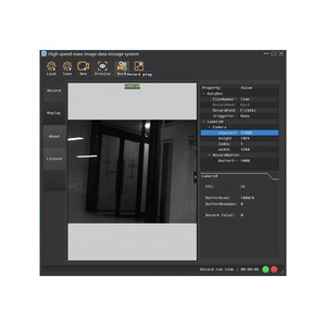 Versión de memoria Computer Vision Software de almacenamiento de datos de alta velocidad para 500fps 1000fps USB3.0 Sistema de cámara lenta