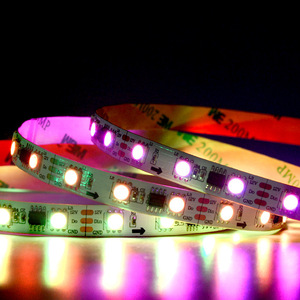 マジックLEDストリップDC12V WS2811 5050 RGBIC LEDストリップ18LED/M 30LED/m 60LED/mアドレス指定可能なLEDストリップライト - Product Image 1