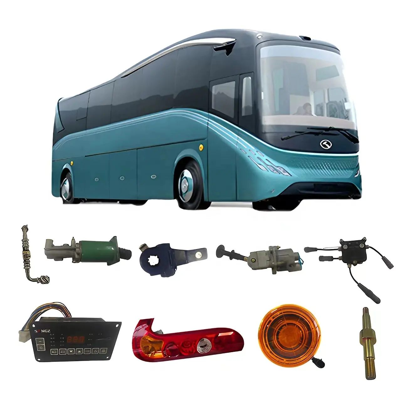 Oem Higer Bus Parts   Accessories Wholesale Original Golden Dragon Bus Combination Headlight King Long Bus Parts