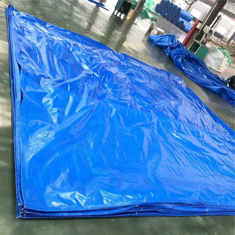 ฝนผ้าทอพลาสติกบังแดดป้องกันเต็นท์ HDPE ลามิเนตกันน้ำ PE ผ้าใบกันน้ำ