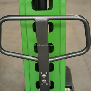 500kgs <strong>Push</strong> Behind Semi Electric Powered Self Lift <strong>Stacker</strong> for Vans - Product Image 5