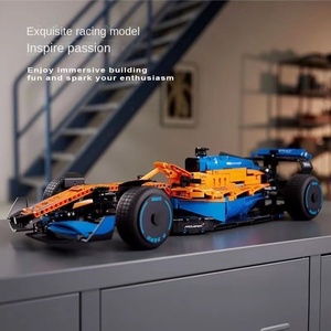 MCLUNE <strong>F1</strong> Formula Racing Car Model <strong>Toy</strong> Large 1:8 Scale Building Blocks Plastic for Lego Cross-Border Assembled Gift - Product Image 2