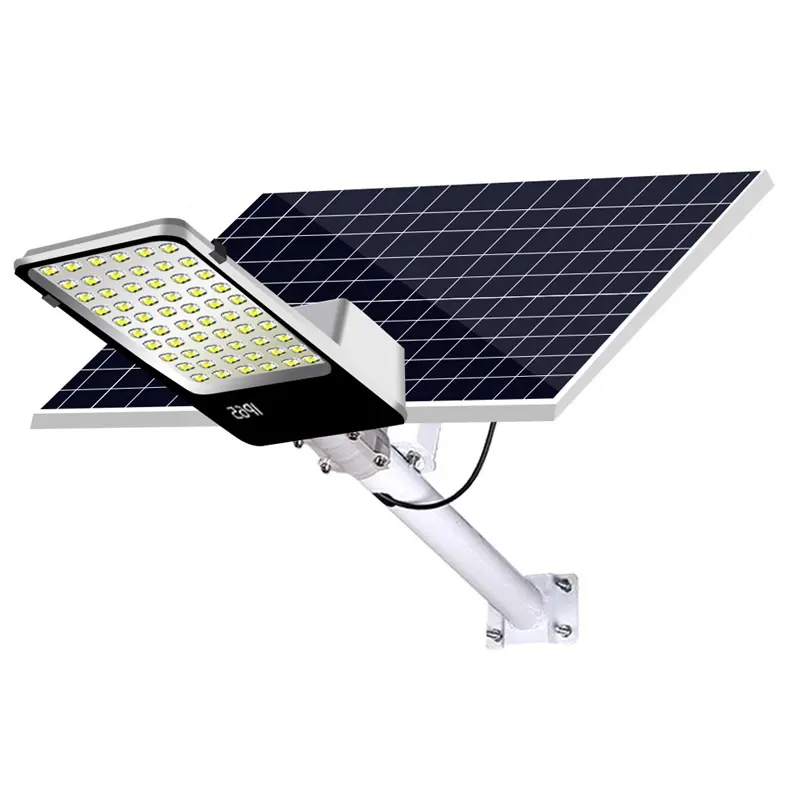 Luz solar para exteriores, luz de patio impermeable de alto brillo para el hogar, luz de calle solar LED de alta potencia