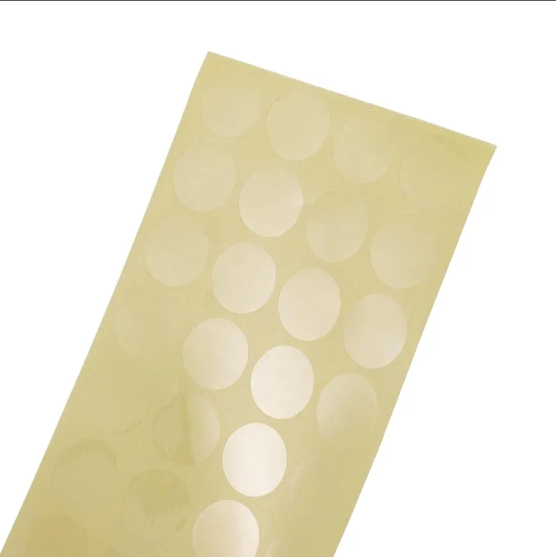Transparante Sterke Zelfklevende Easy Peeling Ronde Seal Box Sticker Logo Sticker Label Afdichting