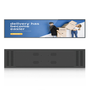 16,4 "1366*238 FHD 850nit IPS ЖК-экран стретч-бар дисплей и H DMI USB плата монитор растянутая полка дисплей