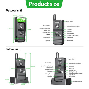 Timbre inalámbrico de largo alcance de 16 canales con intercomunicador: funciona con pilas y la mejor opción - Product Image 3