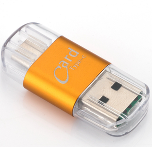 Lettore di schede di memoria TF ad alta velocità adattatore di tipo C a doppio scopo per scheda SD di memoria estesa con spina diretta del telefono cellulare - Product Image 4