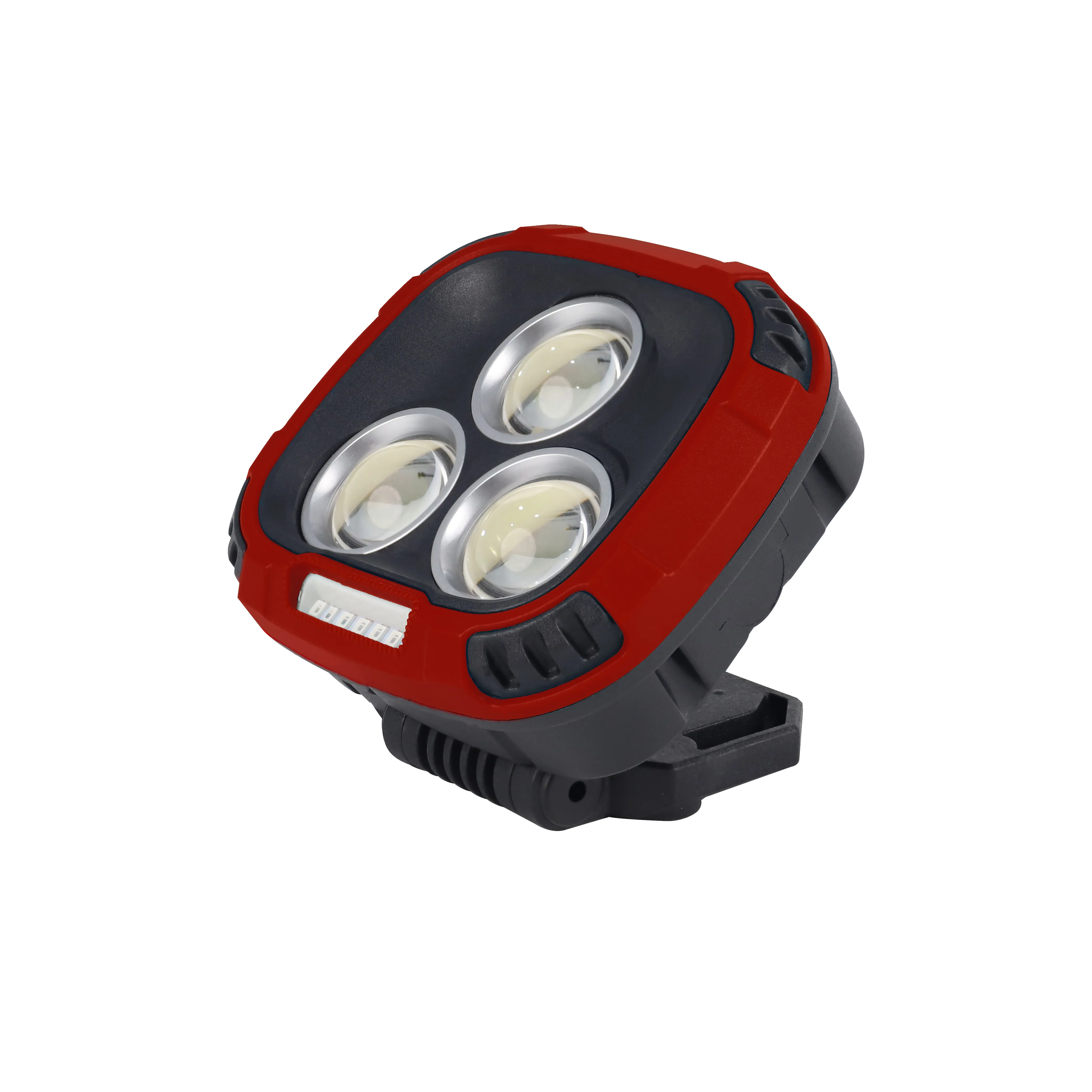 Multi-function 4 Color Temperatures Waterproof Working Light Rechargeable Red Warning Light LED Cordless Magnet Working Light
