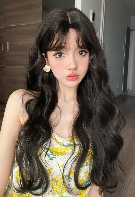 ZY08-Quelques mots bangs petit rouleau de laine de dentelle avant (65cm)