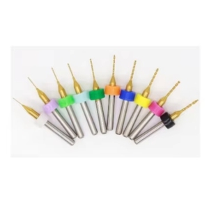 Titânio revestido PCB Broca 0.2-1.2mm, 10PCSCNC <span class=keywords><strong>CNC</strong></span> fresa, Mini ferramenta de gravura placa de circuito impresso Dremel <span class=keywords><strong>Router</strong></span>