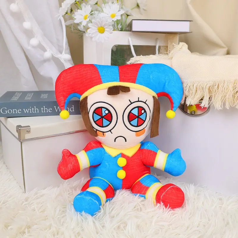 DL22310 Новое поступление продукта удивительная цифровая цирковая кукла мультяшная цифровая цирковая анимированная плюшевая игрушка Клоун оптом