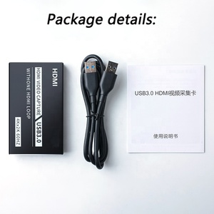 HDMI USB 3.0高清视频采集卡设备环路适配器高清4K 60Hz 1080P HDMI转USB视频采集卡 - Product Image 6