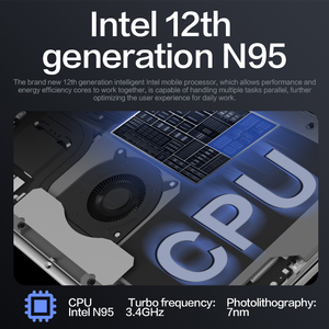 La última computadora portátil de negocios con pantalla táctil 4 en 1 con 14 pulgadas plegable de 360 grados, portátil de aprendizaje y juegos con 16 RAM y SSD de 2TB - Product Image 3