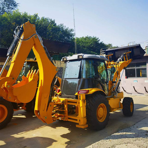 Мини-экскаватор-погрузчик буксируемый экскаватор 4wd 40hp с фронтальным погрузчиком и экскаватором - Product Image 3