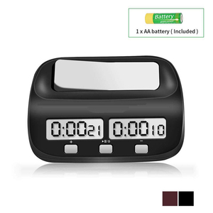 Schach Digital Memory Function Clock Profession elle Holz schach Timer Count Up Down Clock Spiel Mit Aufbewahrung tasche - Product Image 5