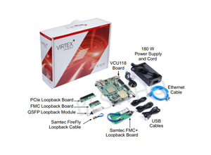 XCVU9P-L2FLGA2104E Xilinx FBGA Kit scheda di sviluppo AI processori microcontrollori Ethernet elaborazione del segnale FPGA U1-VCU118-G - Product Image 3