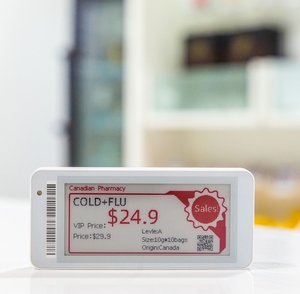 Minew BLE ป้ายราคา5.0บลูทูธ2.13นิ้ว ESL บลูทูธป้ายหิ้งอิเล็กทรอนิกส์ E-Ink ใหม่ขายปลีกราคาโซลูชันดิจิทัล - Product Image 2