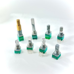 Terwin Customizable Resistance <strong>Linear</strong> <strong>Potentiometer</strong> 9mm C.C Points <strong>Potentiometer</strong> Switch Volume Control Rotary <strong>Potentiometer</strong> - Product Image 1