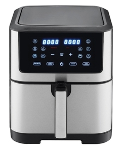 Easy Use Visualize Air Fryer 6L 8L with 10 <strong>Programmes</strong> Stainless Steel Air Fryer Digital Touchscreen and Dehydration Function