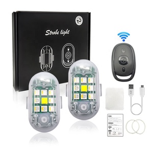 Wireless Remote Control Strobe Light <strong>LED</strong> 7 Colors Car Motorcycle <strong>RC</strong> Drone Flash Position Indicator Tail Aircraft Warning Lamps - Product Image 1