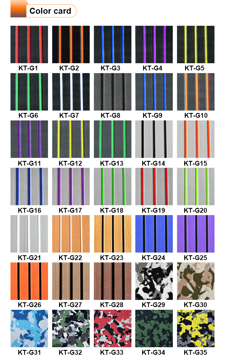 Opciones de color