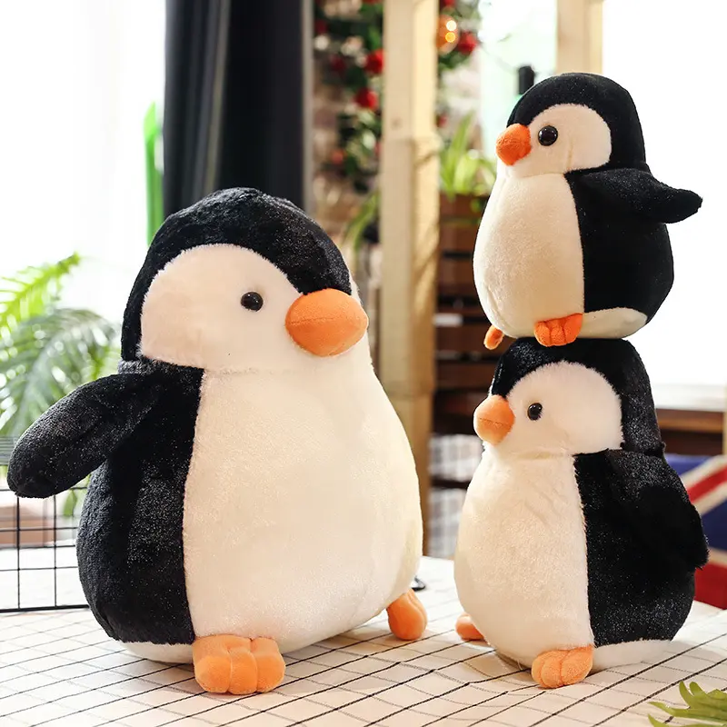 IN magazzino soft kawaii cute plushie peluche new sea animal doll cuscino cuscino 3 pollici ice penguin peluche